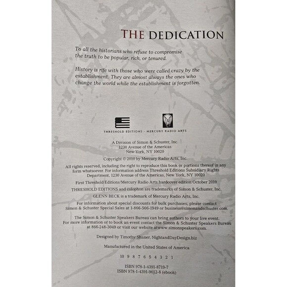 Broke: The Plan to Restore Our Trust Truth and Treasure Glenn Beck 2010 HC - Picture 3 of 12